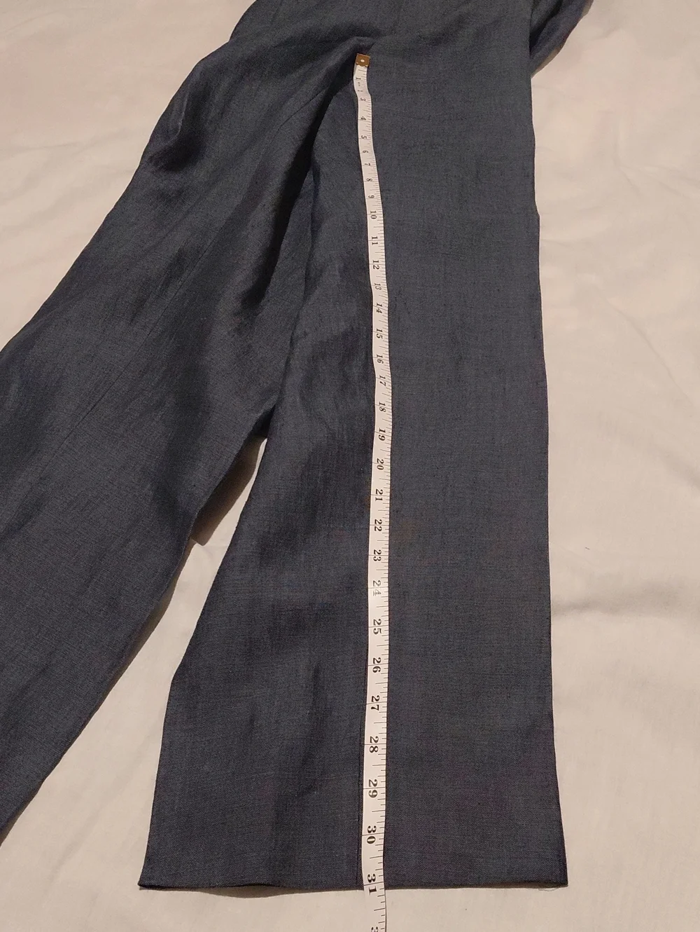 Joseph Abboud Angelico Navy 100%  Linen Dress Pants Size 40 Waist Big And Tall